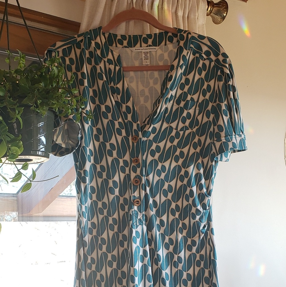 euc midi diane von furstenberg dress
